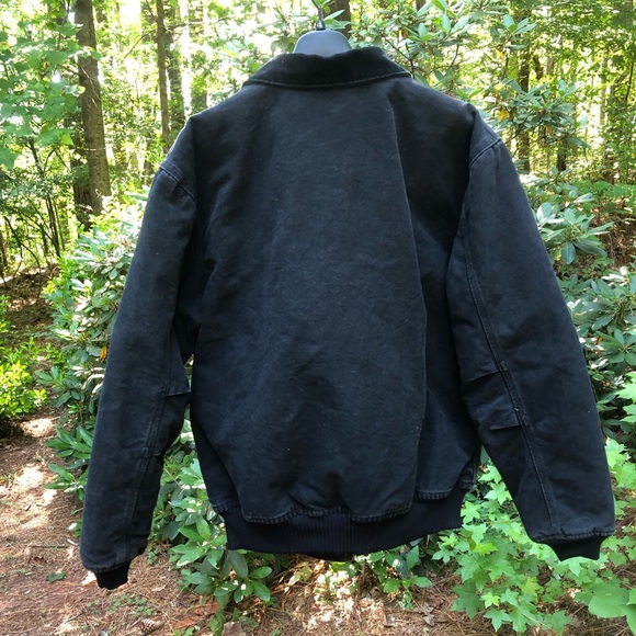 Carhartt Jacket Coat Detroit Black Large - Picture 2 of 3